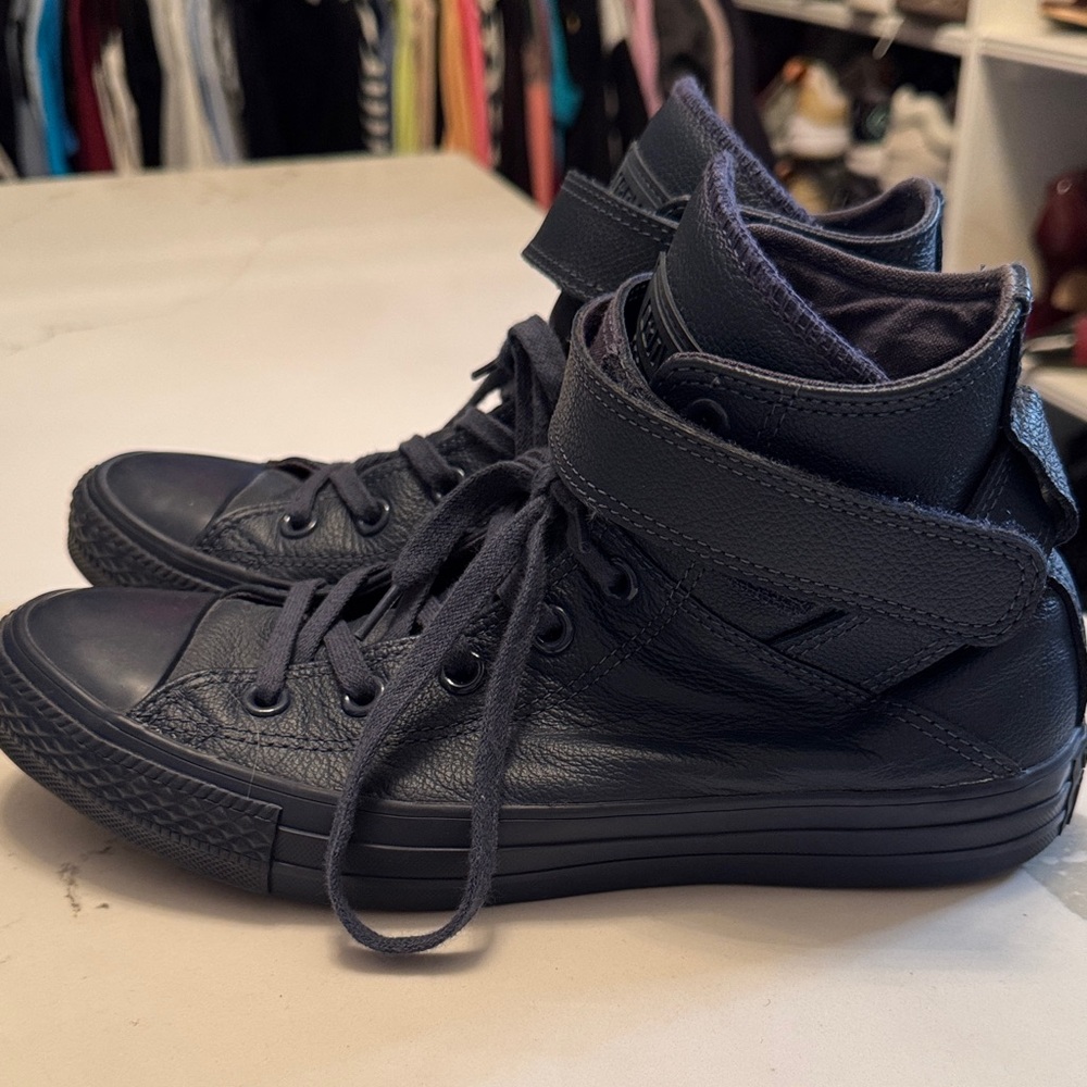 Converse women’s High-Top Sneakers - Navy Blue - Picture 4 of 6